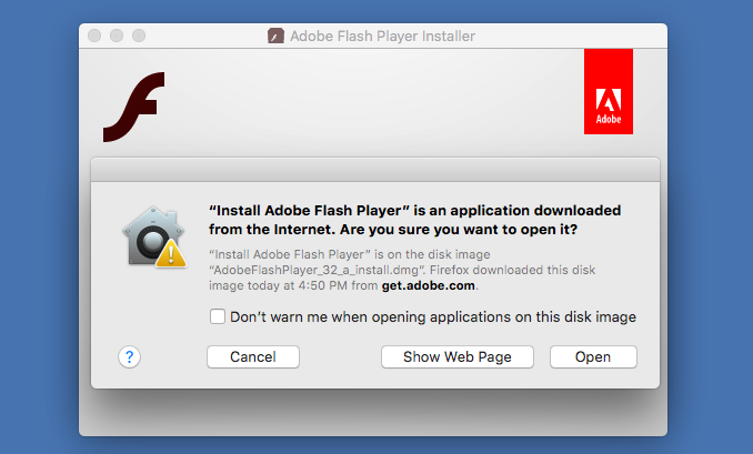good ideea to install adobe flash for mac